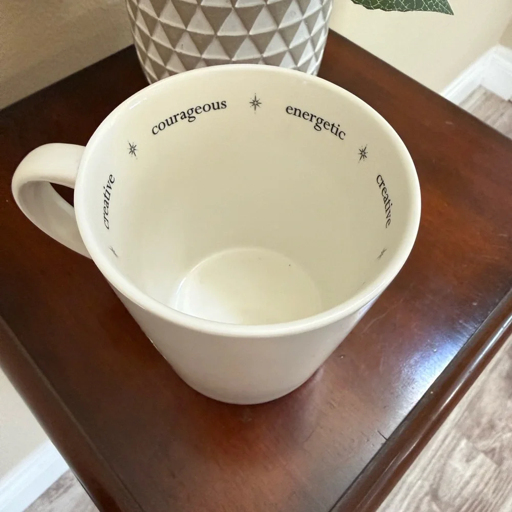 Williams Sonoma Leo Zodiac Oversized Porcelain Coffee Mug